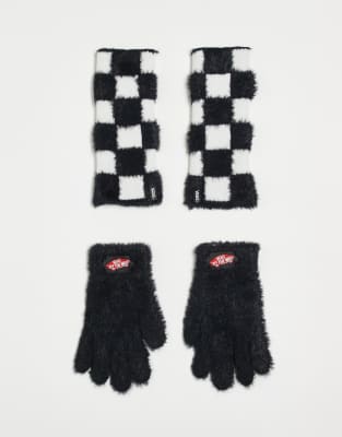 Vans - Off the Wall - Gants avec accessoire - Noir/blanc
