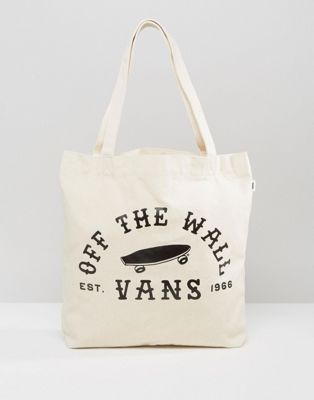 vans off the wall tote bag