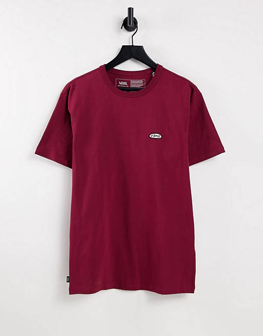 Vans Off The Wall t-shirt in red