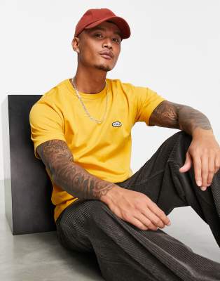 Vans Off The Wall t-shirt in yellow - ASOS Price Checker