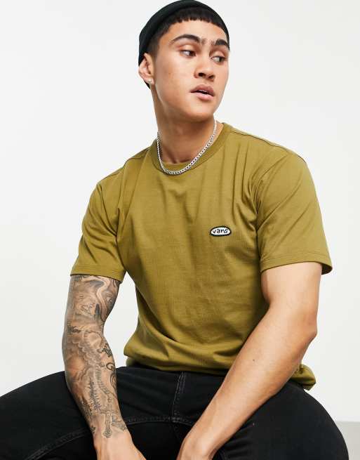 Vans – Off The Wall – T-shirt w kolorze khaki