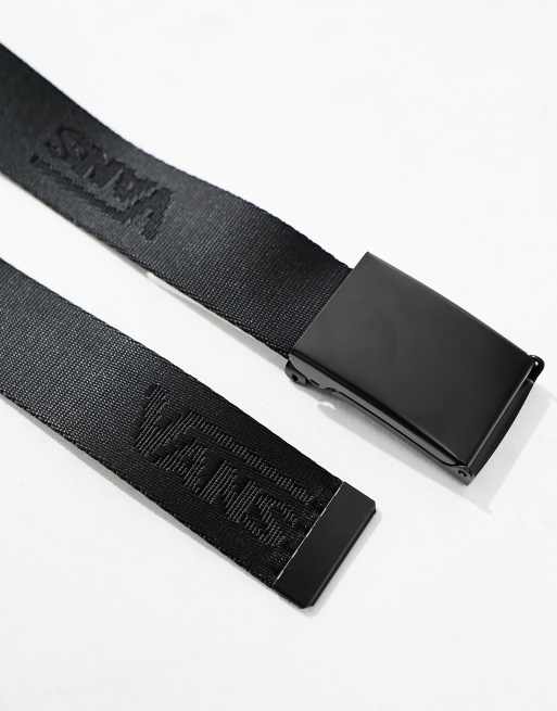 Vans Off The Wall webbed belt in black ASOS