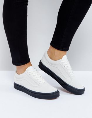 vans with white sole