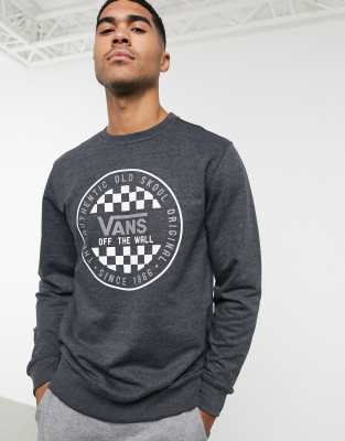 vans primary checkered black hoodie