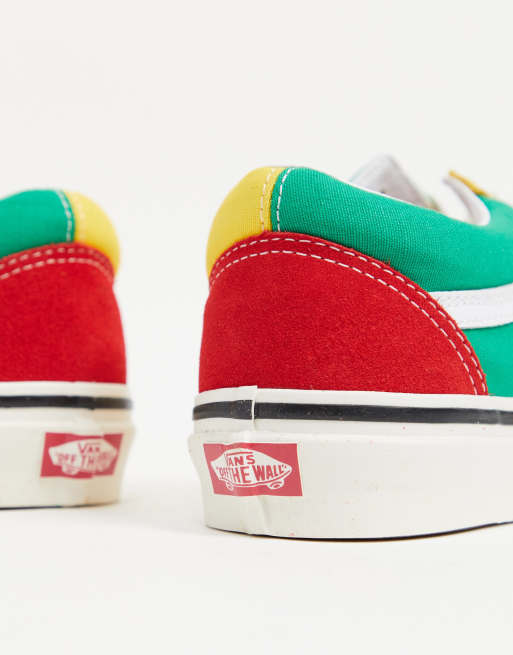 Vans old 2024 skool dx red