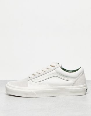 Vans Old Skool trainers in white with oversized laces - ASOS Price Checker