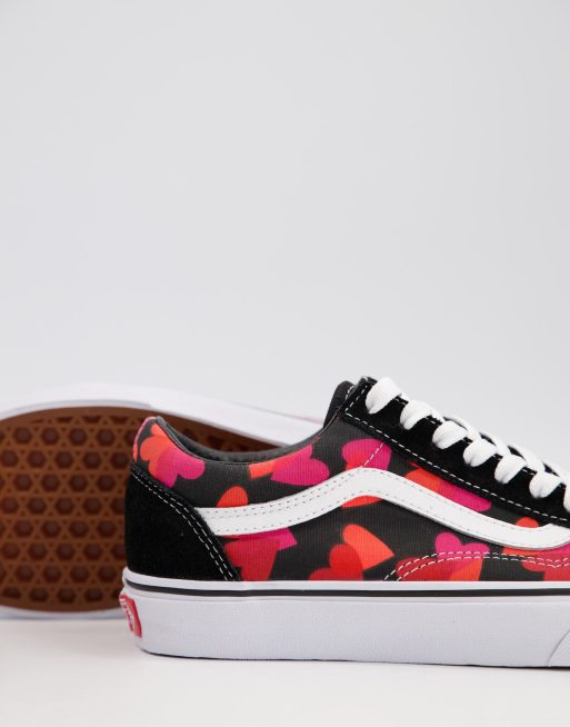 Vans rose et noir new arrivals