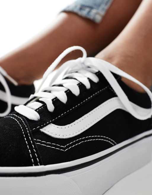 Vans - Old Skool - Baskets à plateforme - Noir