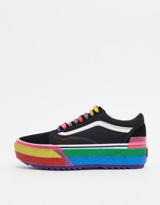 vans old skool arc en ciel