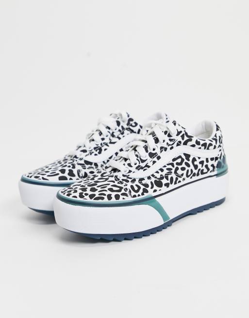 Vans plateforme leopard hot sale
