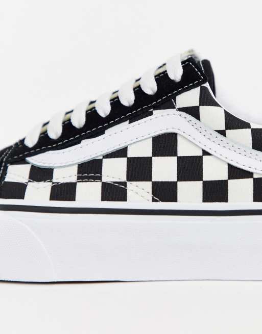 Vans old shop skool damier semelle