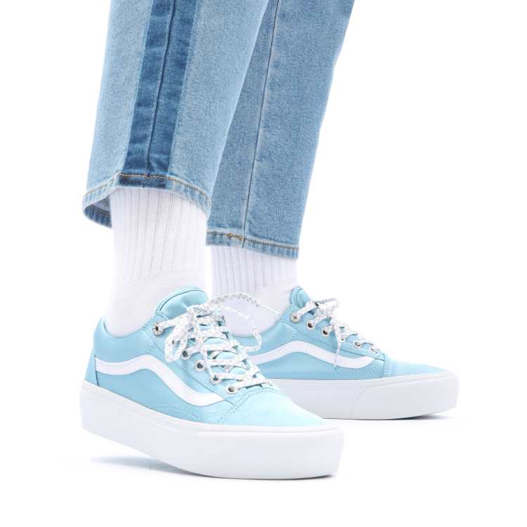 Vans a carreaux bleu hot sale