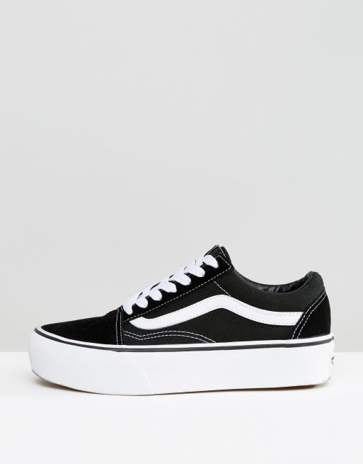 vans old skool blanche plateforme