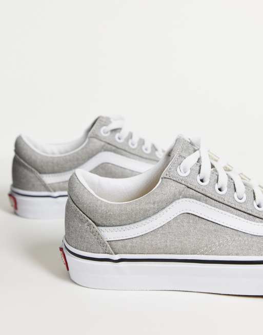 Jogging vans femme argent new arrivals