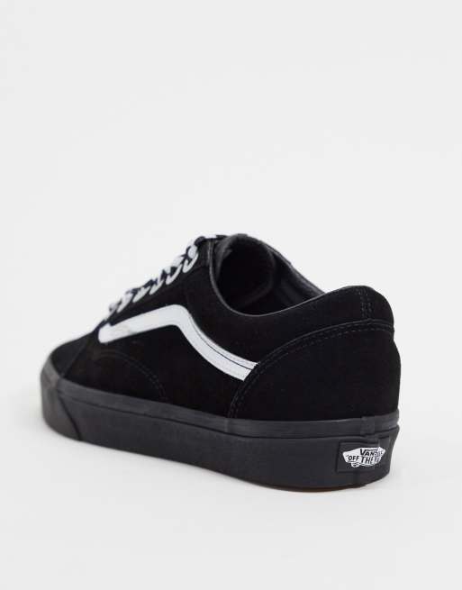 Vans old 2024 skool carreaux noir