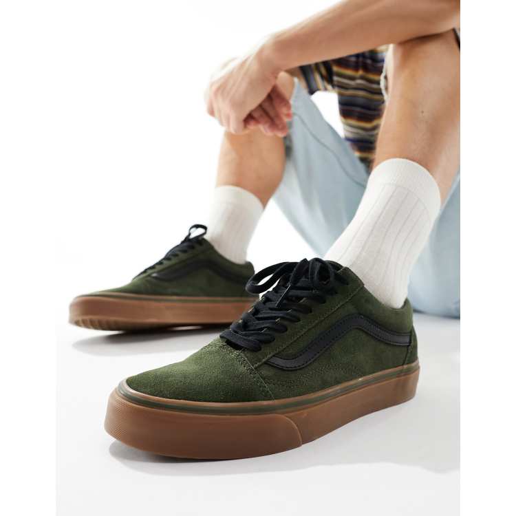 Vans Old Skool Baskets avec semelle en gomme Marron clair ASOS