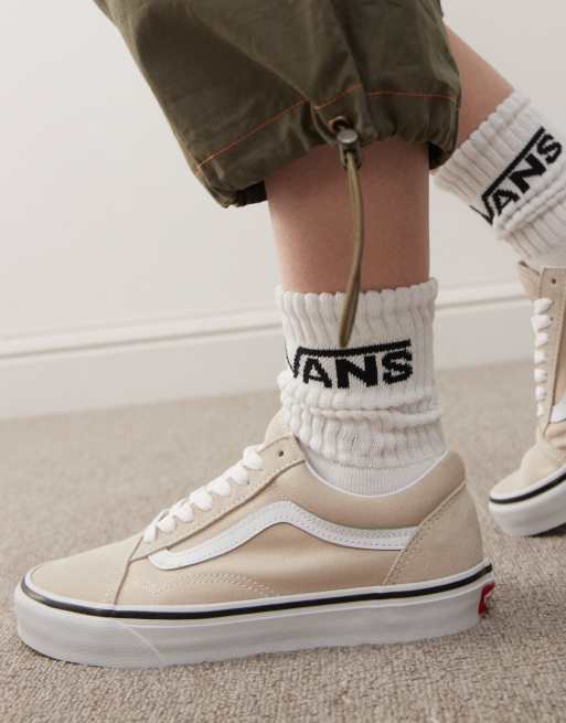 Vans shop chaussure beige