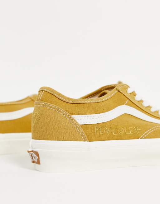 Vans old shop skool femme moutarde