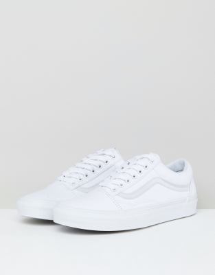 vans old skool blanco