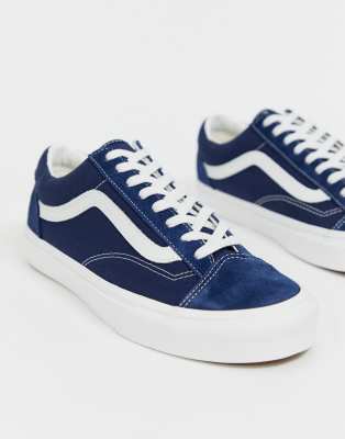 vans bleu marine et rose