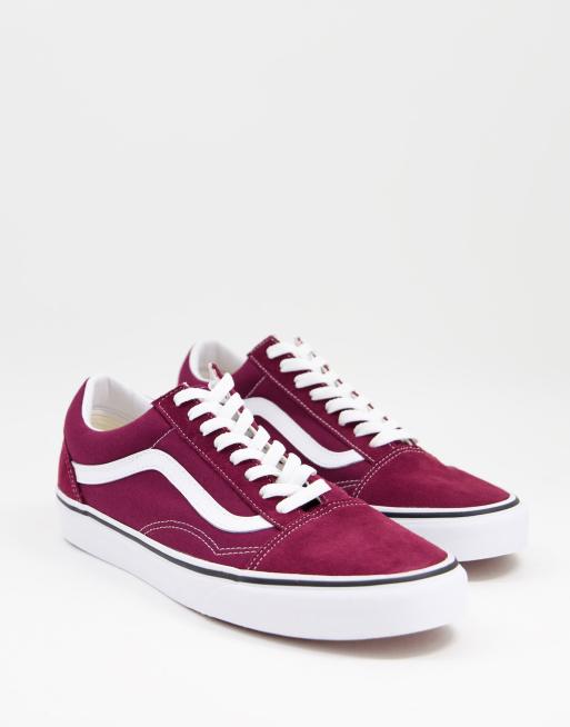 Vans bordeaux 2025 old school