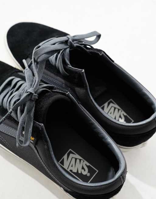 Vans gris clearance noir