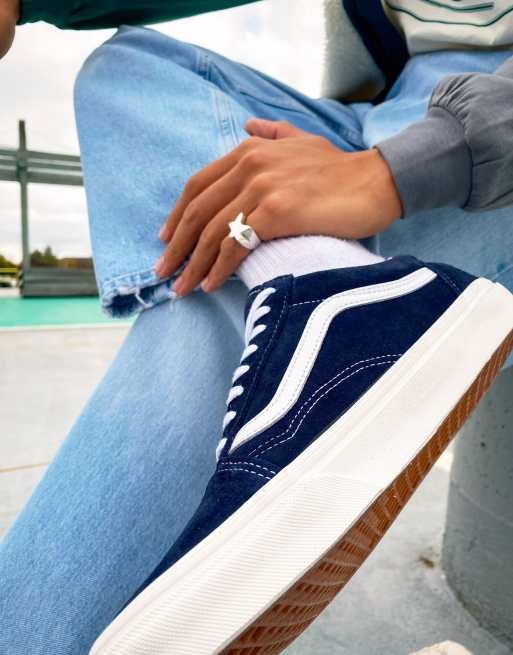 Vans old skool toute bleu sale