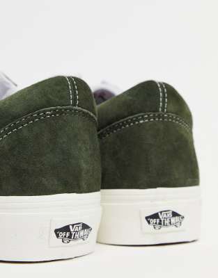 vans daim vert