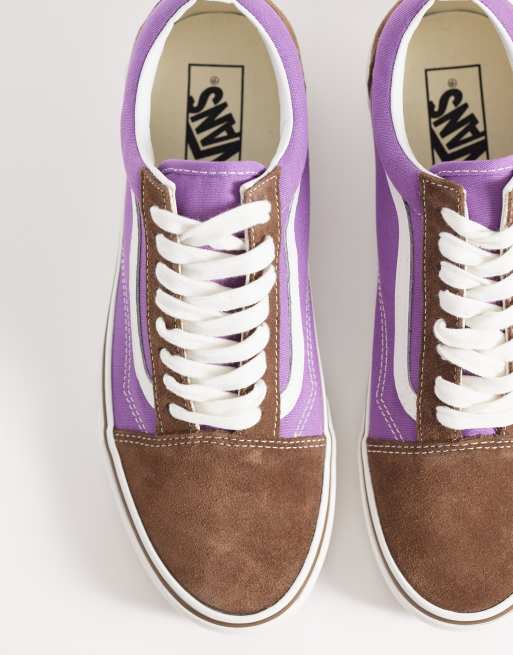 Vans - Old Skool - Baskets - Marron/violet, 2 de 5