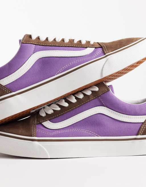 Vans - Old Skool - Baskets - Marron/violet, 4 de 5