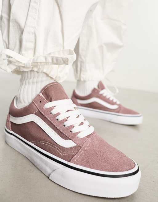 Vans old skool rose semelle marron sale