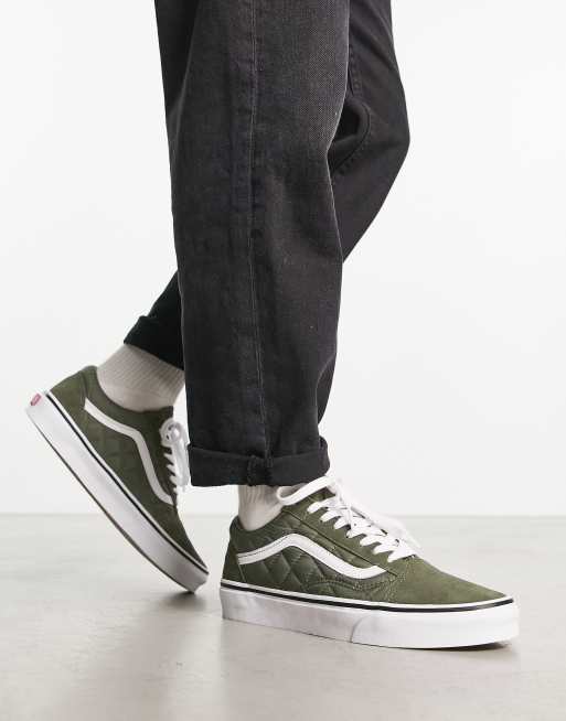 Vans femme 2025 vert kaki