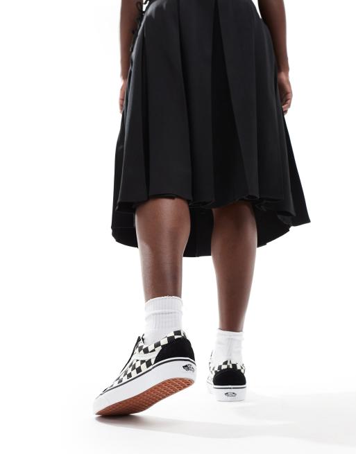 Vans Old Skool Baskets motif damier Noir et blanc ASOS