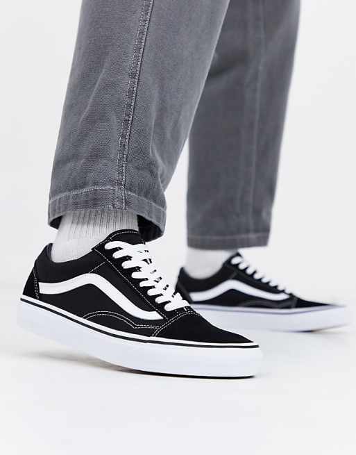 vans noir et blanc Vans - Old Skool - Baskets - Noir/blanc | Faoswalim