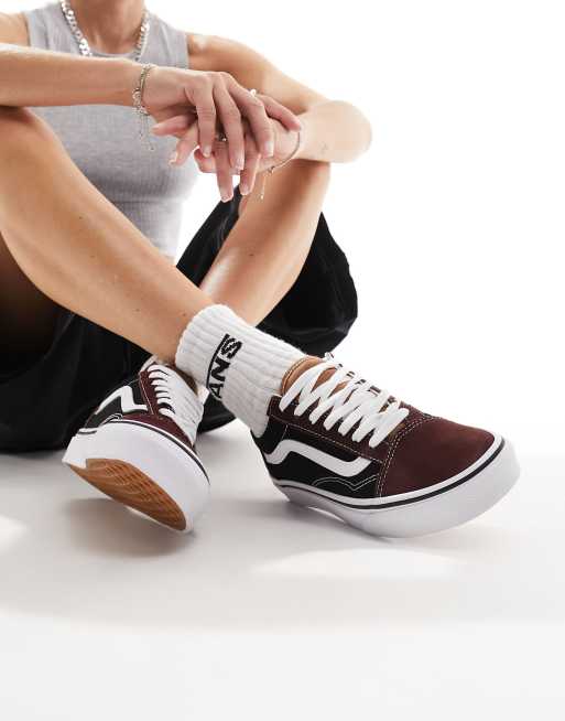 Vans Old Skool Baskets Noir et marron