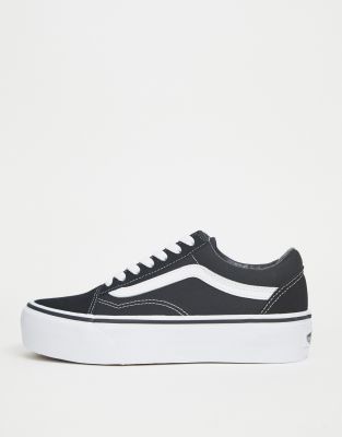 vans noir plateforme