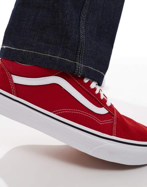 Vans - Old Skool - Baskets - Rouge formule 1/blanc pur, 2 de 5