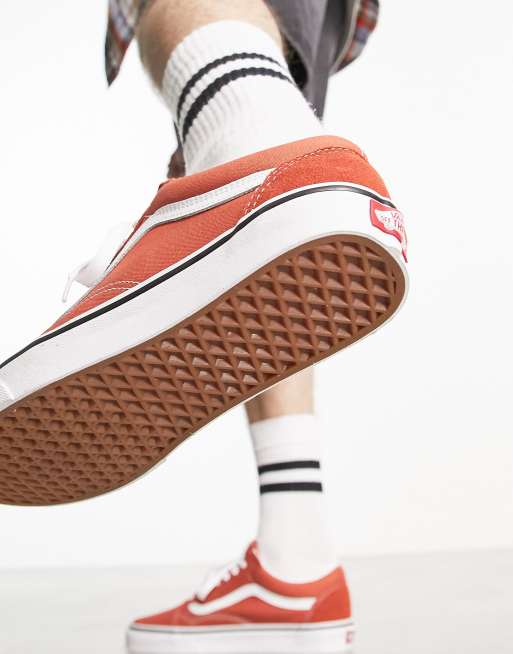 Basket vans rouge hot sale