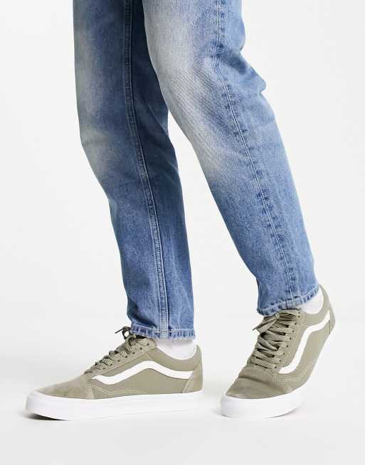 Vans old outlet skool bleu gris