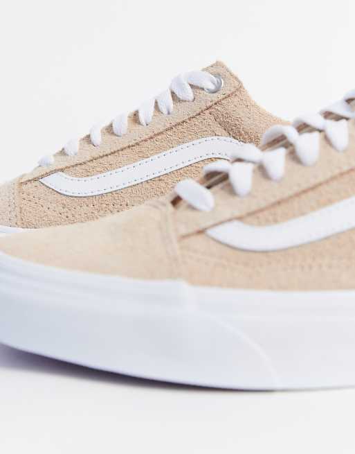 Vans Old Skool Beigefarbene Sneaker aus Wildleder exklusiv bei ASOS