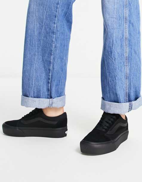 All black 2024 vans womens