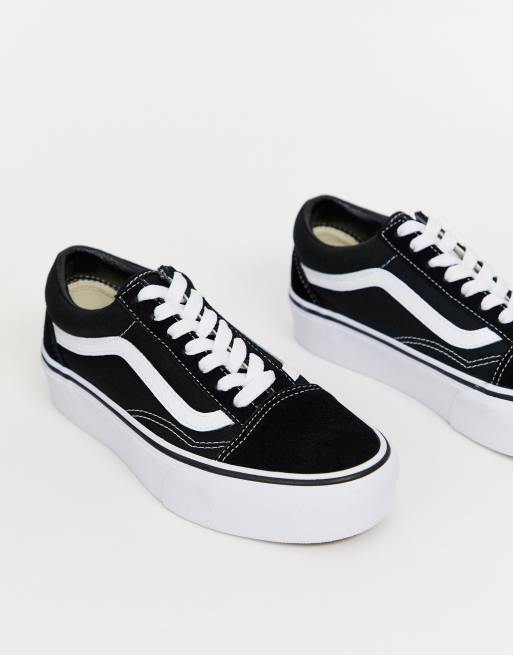 Vans Skool black platform sneakers | ASOS