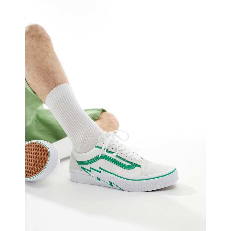 Vans Old Skool Bolt sneakers in green white ASOS