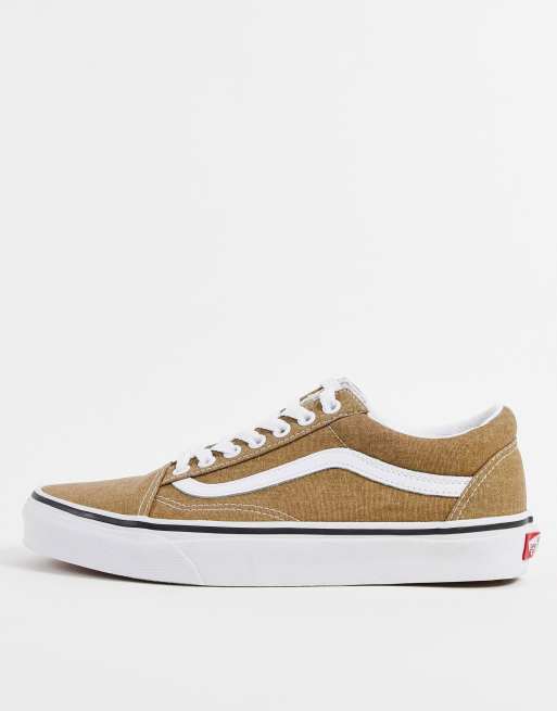 Vans – Old Skool – Bronsfärgade sneakers 