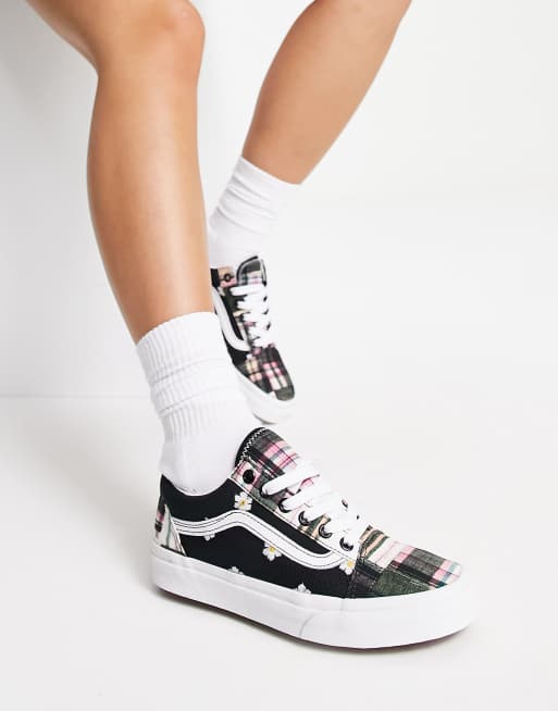 Vans – Old Skool – Buty sportowe w kolorowy patchworkowy wzór  