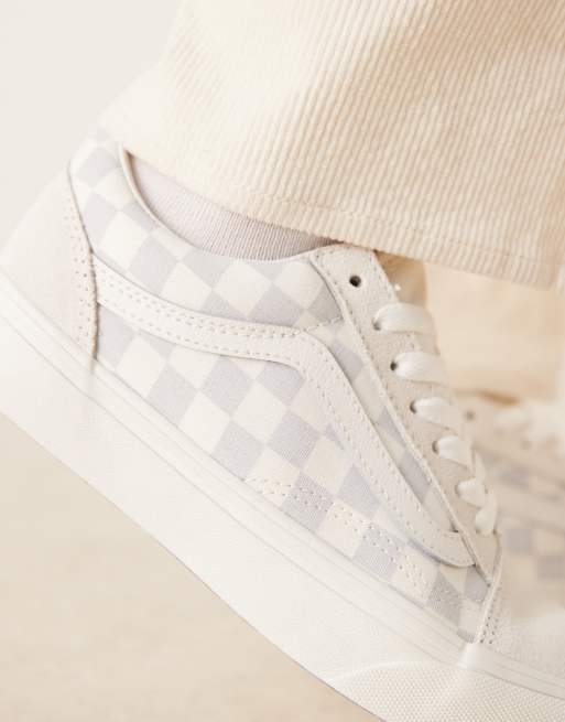 Vans – Old Skool – Buty sportowe w szaro-białą szachownicę, 3 z 5