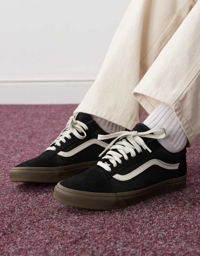 vans old skool jersey lace dress blue canvas sneakers in black Navy vans
