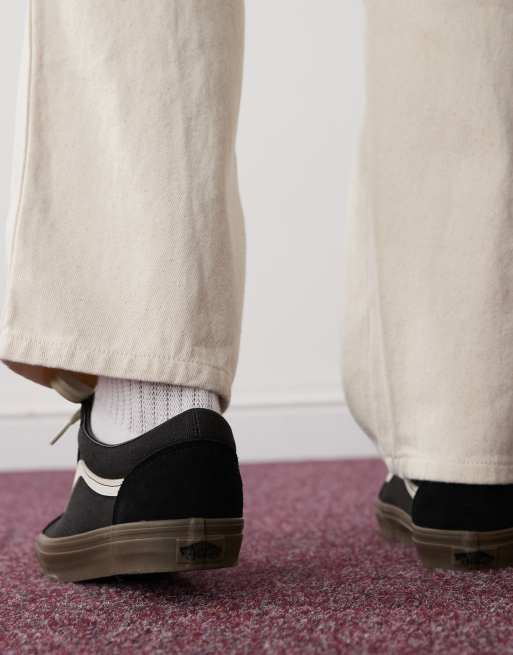Vans Old Skool canvas sneakers in black, 3 of 5