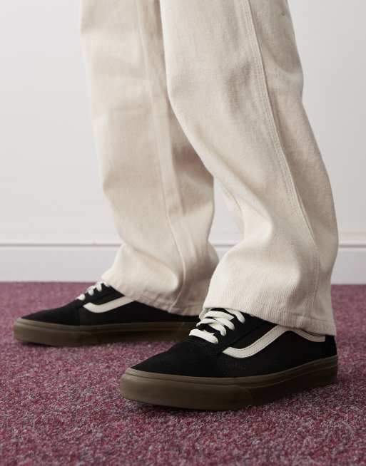 Vans Old Skool canvas sneakers in black, 4 of 5