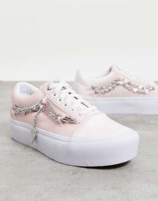 Vans cheap pink velvet